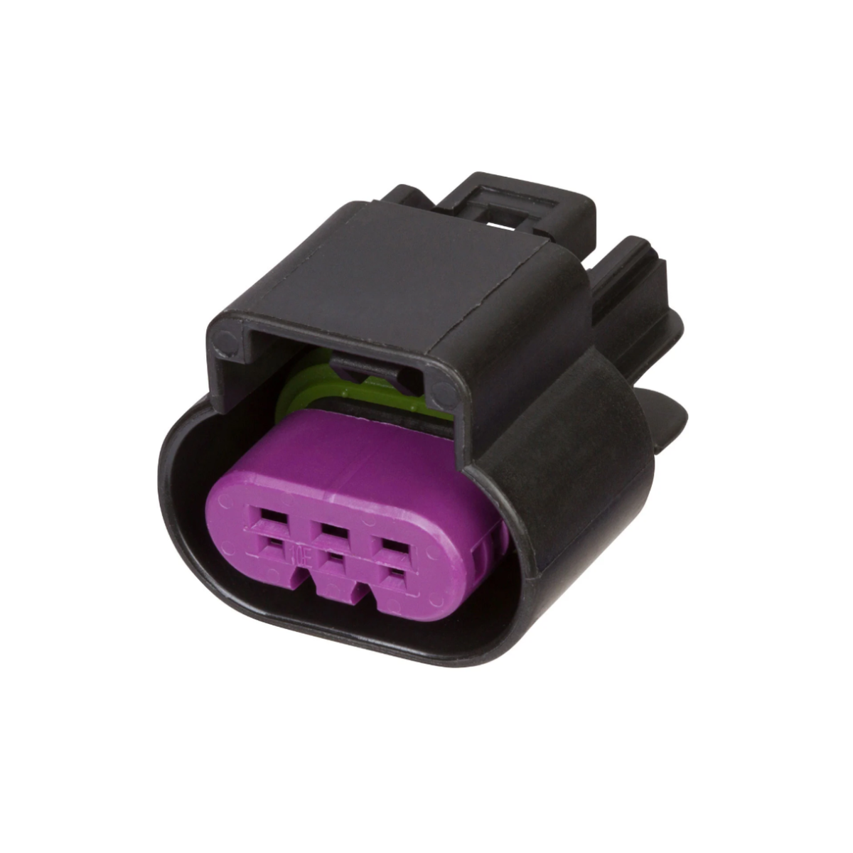 Aptiv/Delphi 13519047 15326808 GT 150 Black 3-Way Female Connector on white background