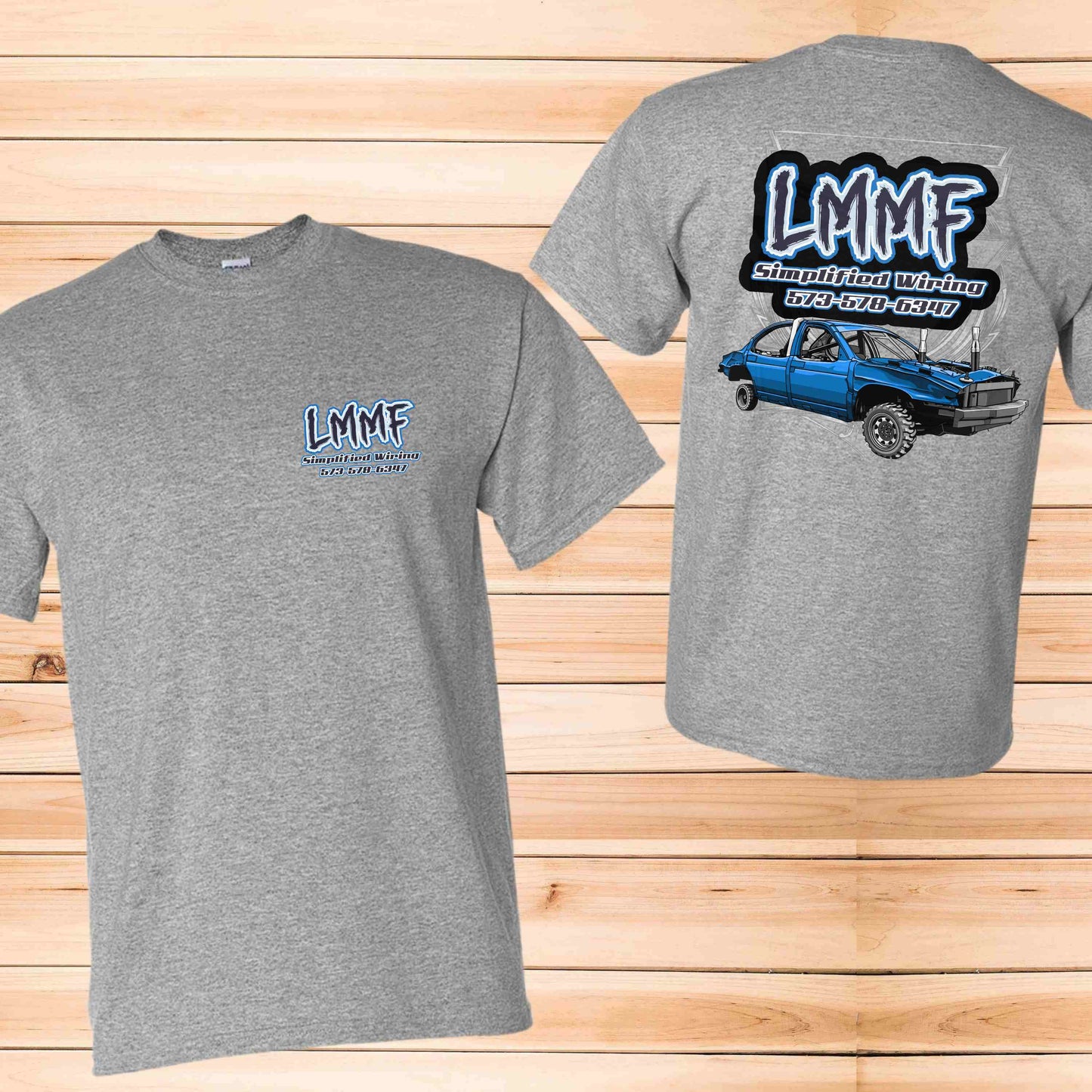 LMMF Shirt series - Blue Bubble lumina