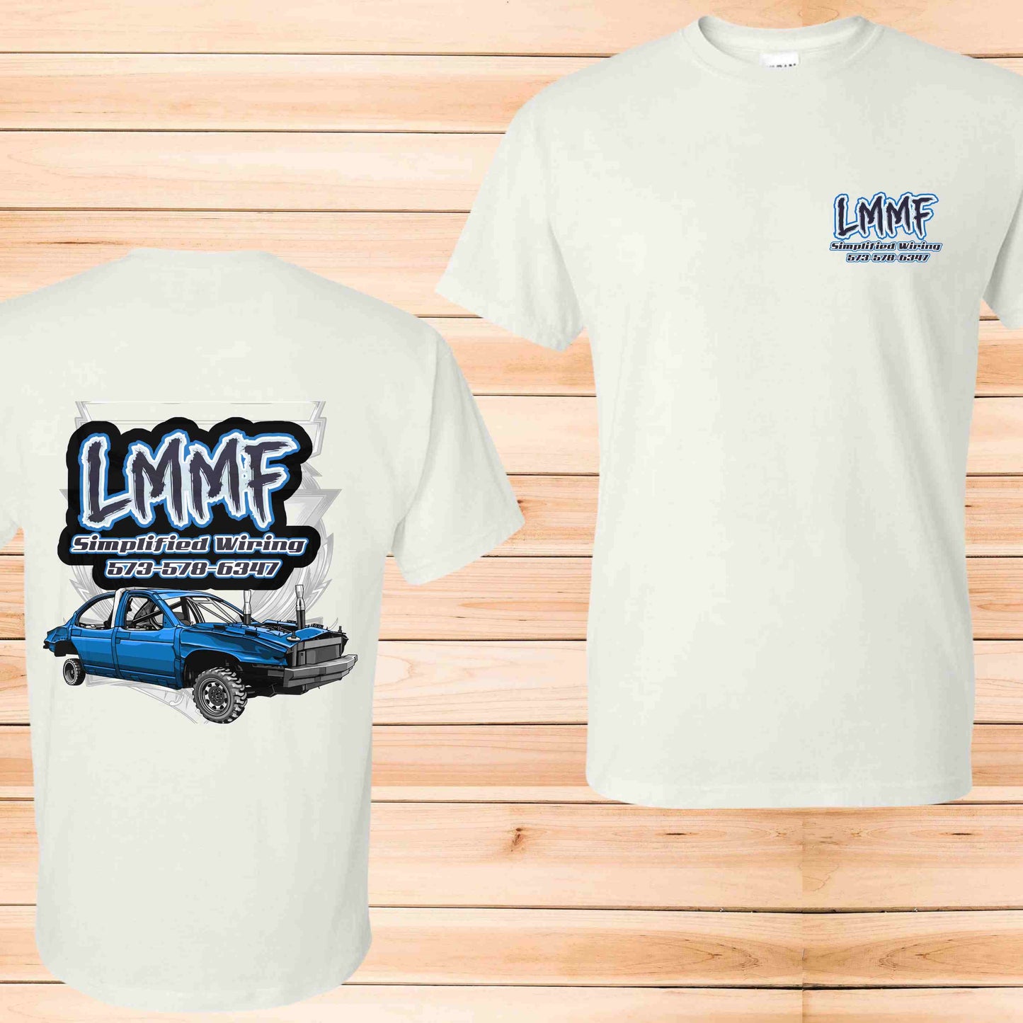 LMMF Shirt series - Blue Bubble lumina