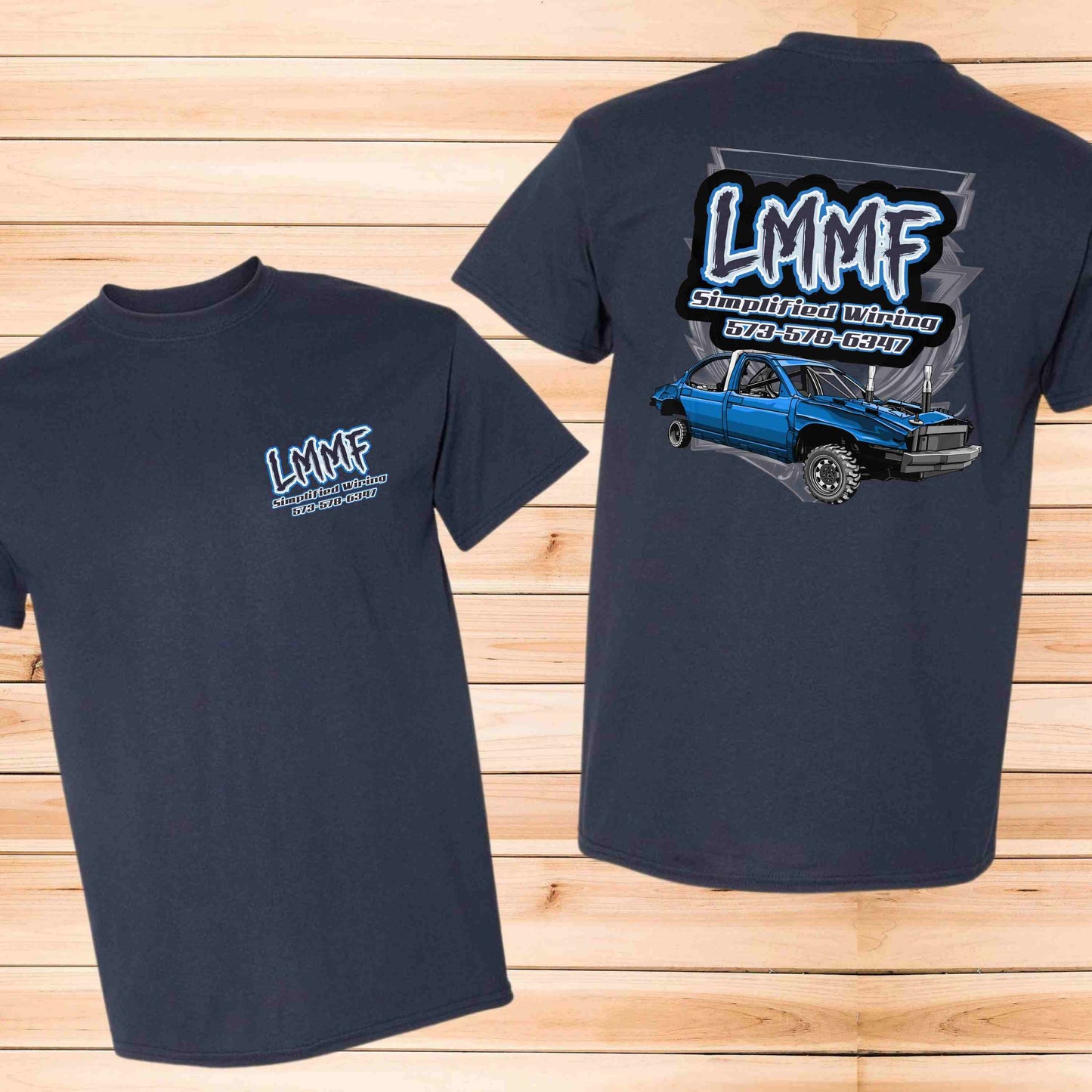 LMMF Shirt series - Blue Bubble lumina