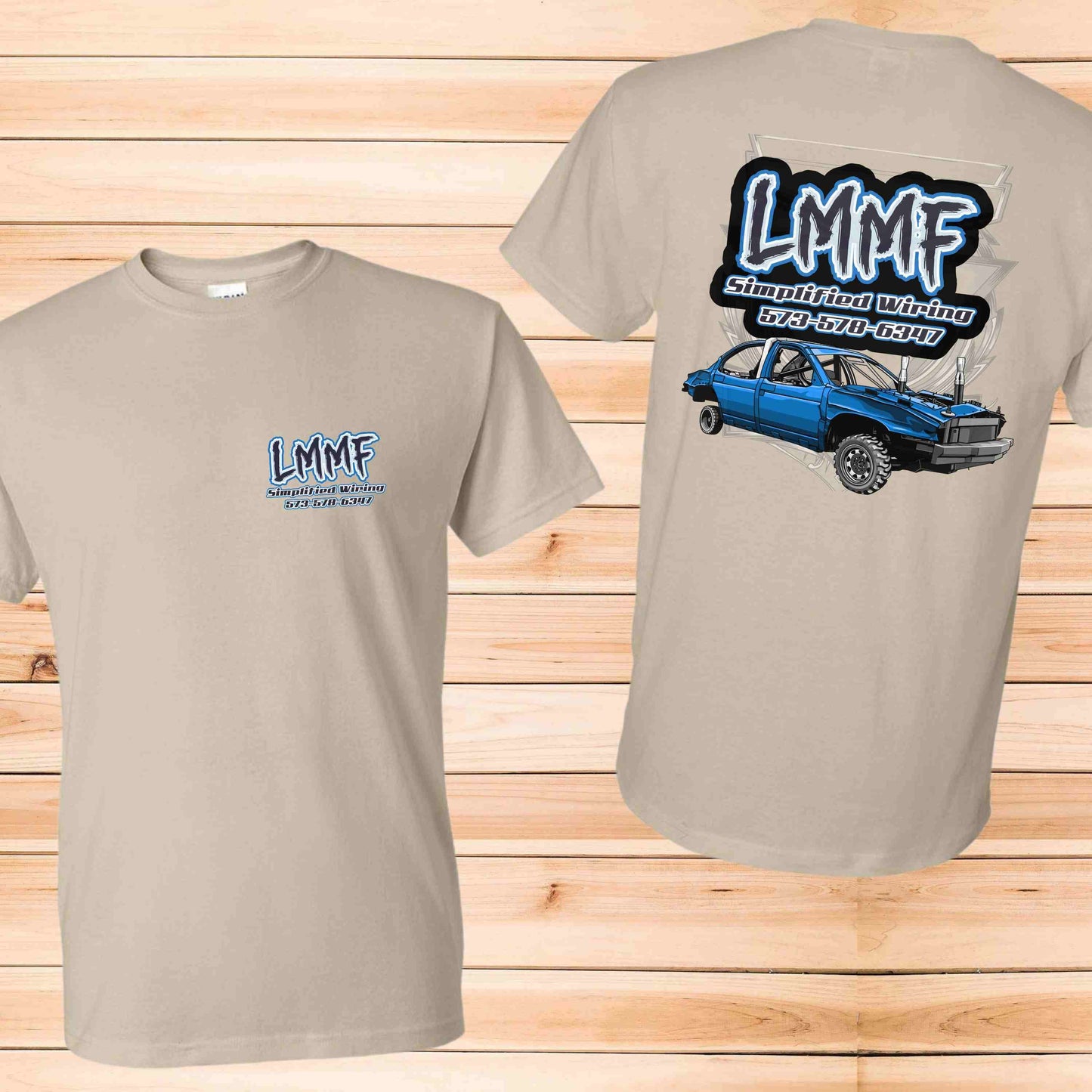 LMMF Shirt series - Blue Bubble lumina