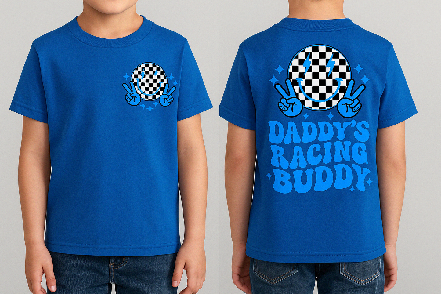 LMMF Youth Tee – Daddy’s Racing Buddy Edition