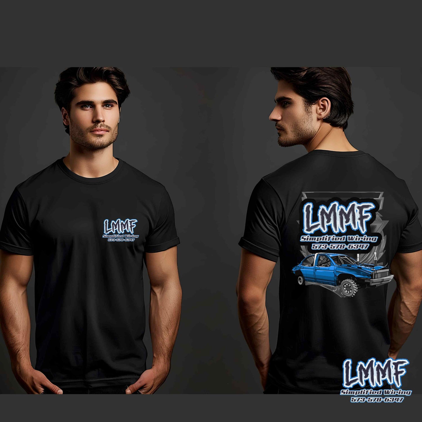 LMMF Shirt series - Blue Bubble lumina