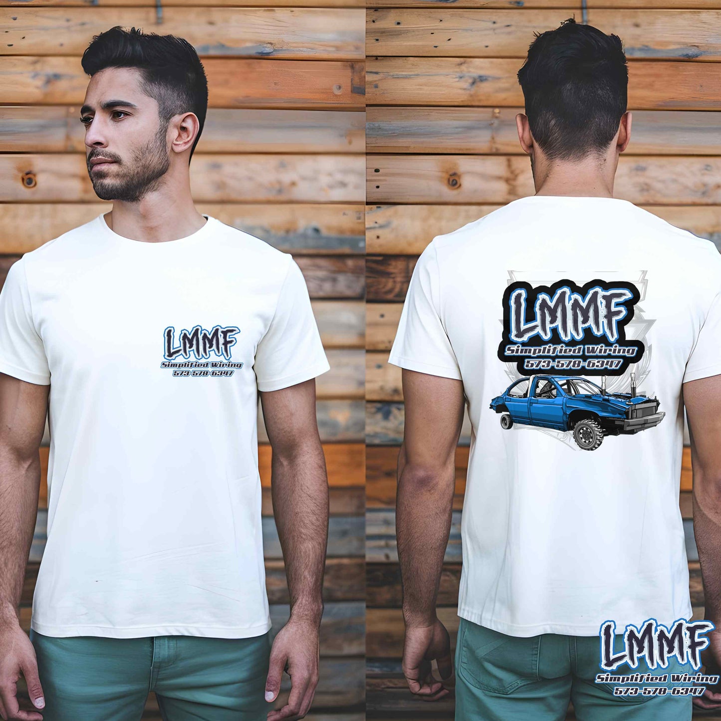 LMMF Shirt series - Blue Bubble lumina