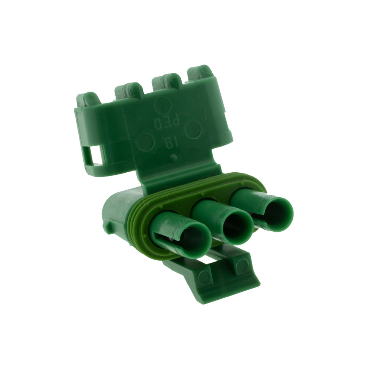 GM MAP Sensor Connector Aptiv/Delphi 12020403 Green 3-Way on white background