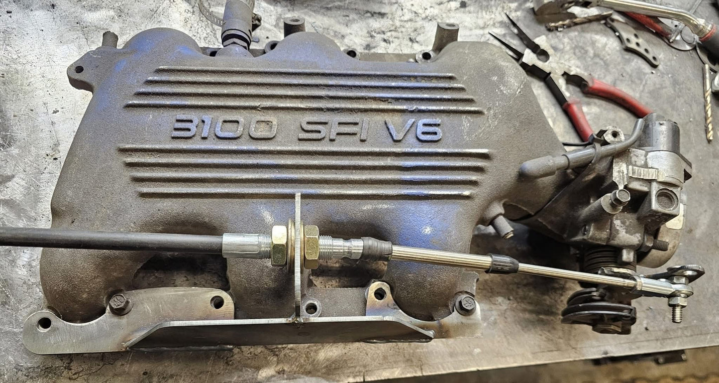 95–99 GM 3100 Throttle Bracket – Aftermarket Pedal Adapter