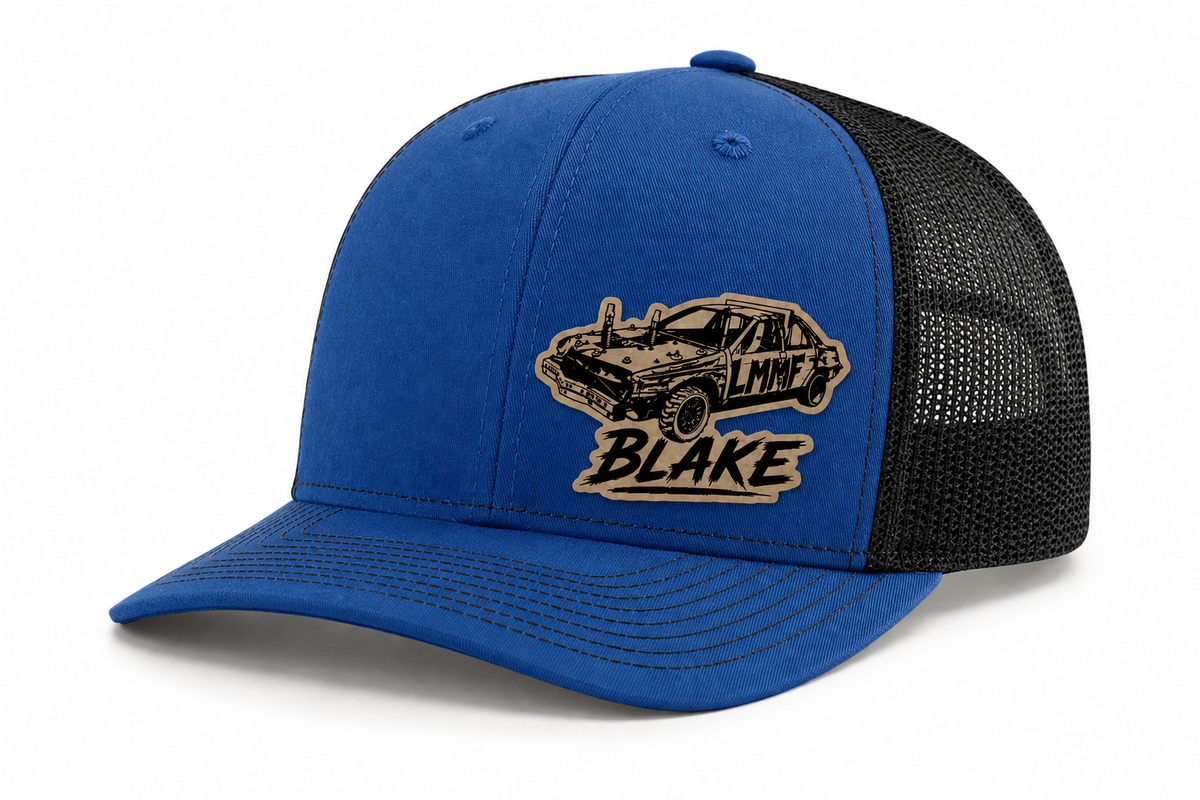 Fully Custom Richardson 112 Die-Cut Leather Patch Hat