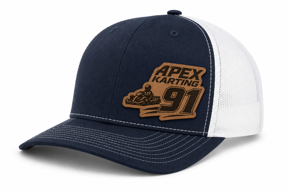 Fully Custom Richardson 112 Die-Cut Leather Patch Hat